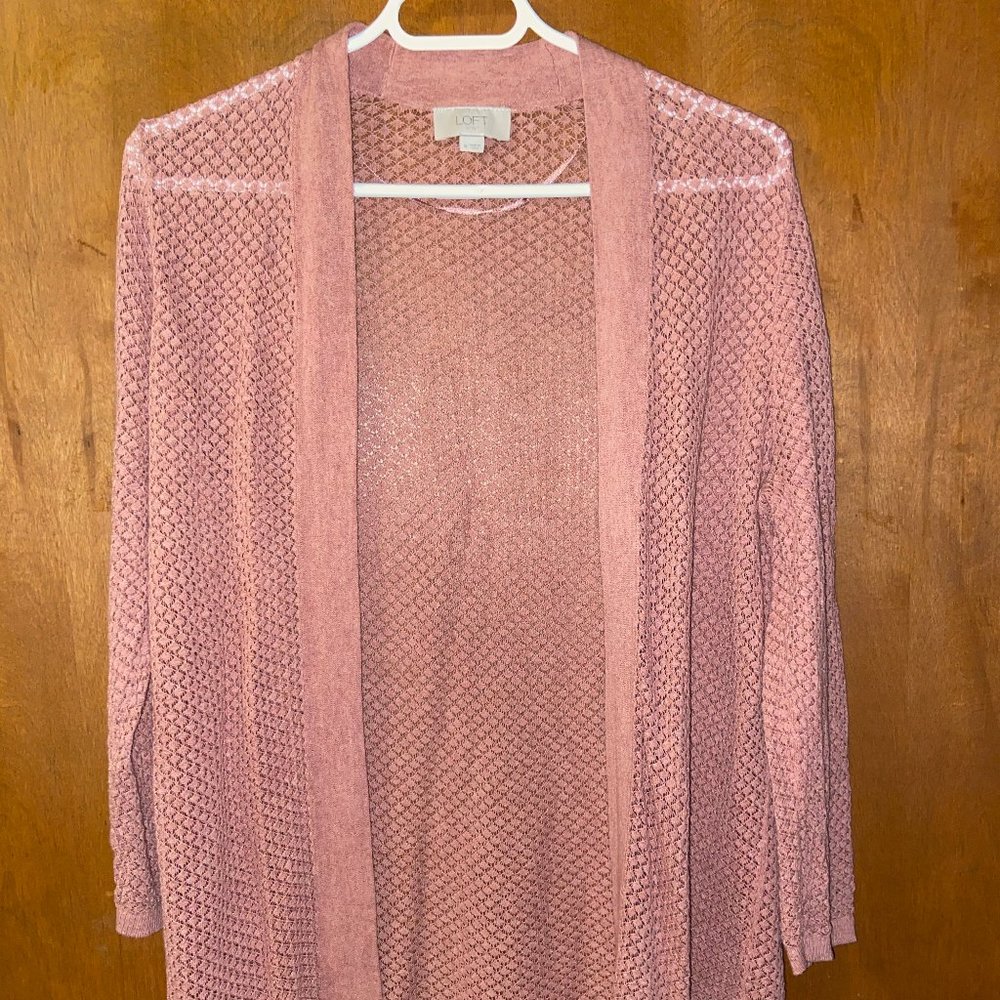 LOFT Long Cardigan